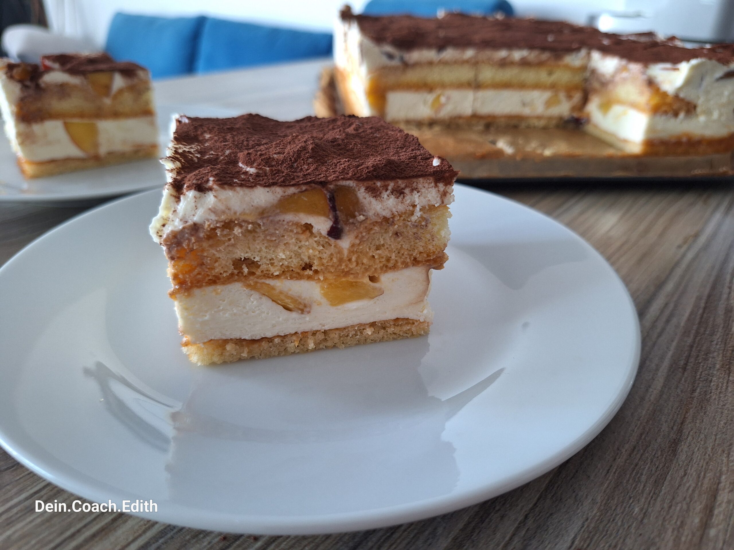 Sommer-Tiramisu mit frischen Nektarinen - Aug24